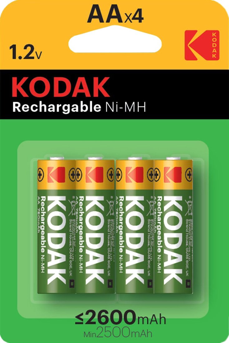 

Аккумулятор Kodak AA 2600 mAh 4 шт.