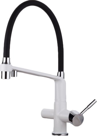 Смеситель Gappo G4398-9 (белый/черный)