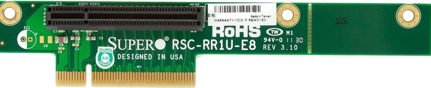 

Райзер Supermicro RSC-RR1U-E8
