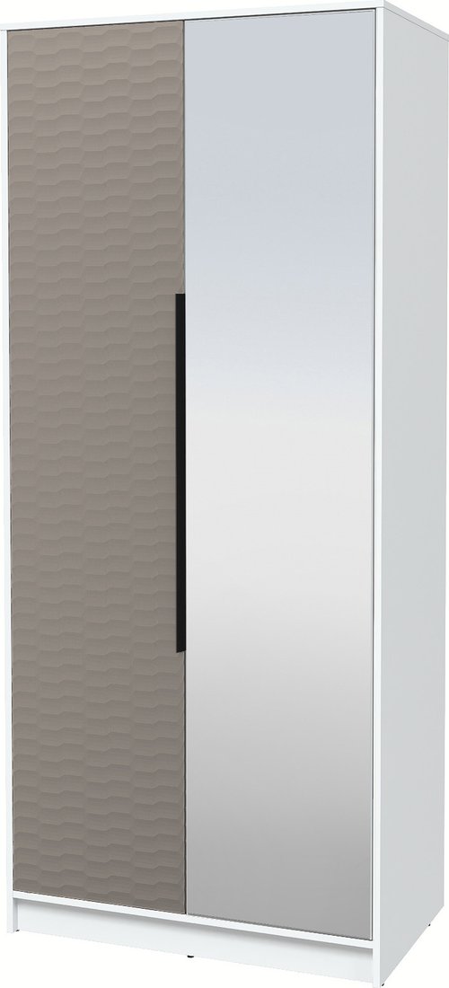 

Шкаф распашной Интерлиния Концепт Зодиак КТ-Ш2з (белый платинум/луна)