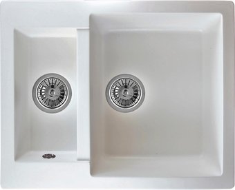 Кухонная мойка Berge BR-6150 (белый матовый)