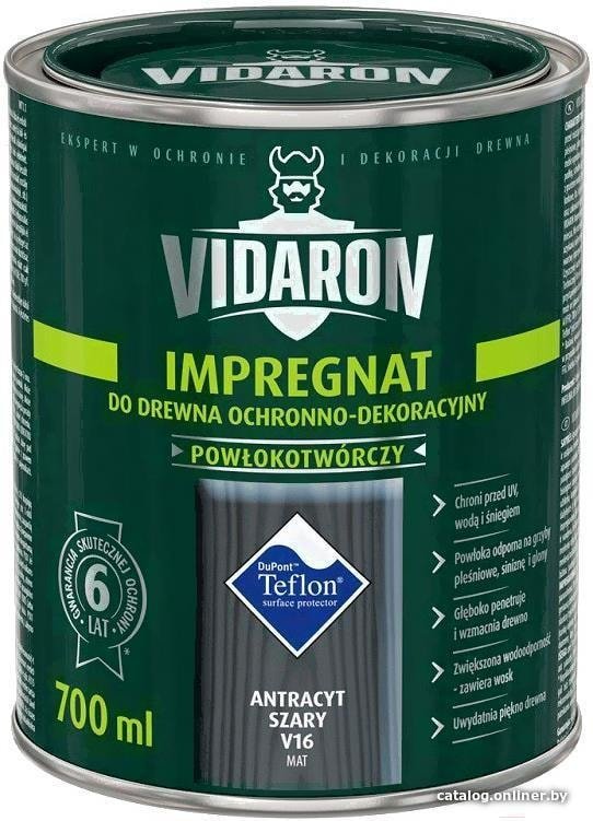 Пропитка Vidaron Impregnant V16 0.7 л (антрацит)
