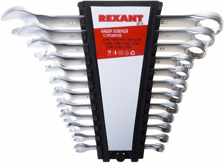 

Набор ключей Rexant 12-5842 (12 предметов)