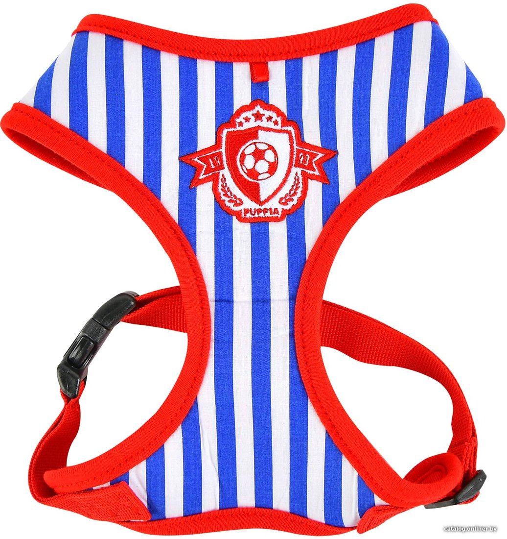 Шлея Puppia Sport PATA-HA1735-NY-L (красно-голубой)