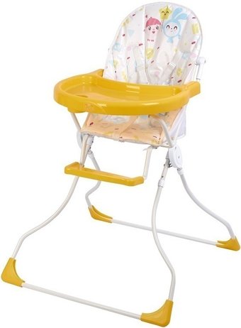 Высокий стульчик Polini Kids 152 (солнечный день, желтый)