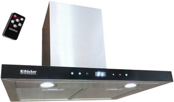 Кухонная вытяжка Backer CH60E-TGL200 Inox Black Glass