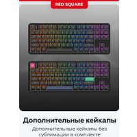 Клавиатура Red Square Alumix TKL Simple (черный, g3ms Amber)