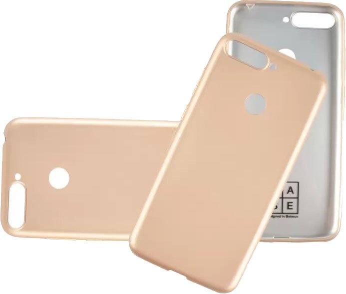 

Чехол для телефона Case Deep Matte для Y6 Prime 2018/Honor 7C (золотой)