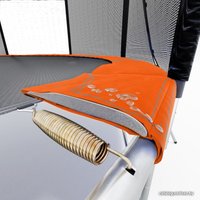 Батут Atlas Sport 252 см - 8ft Pro (с лестницей, внешняя сетка, оранжевый)