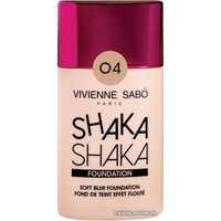 Тональный крем Vivienne Sabo Shaka Shaka с натуральным блюр-эффект (тон 04 темно-бежевый)