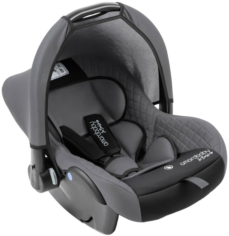 

Детское автокресло Amarobaby Baby Comfort AB222008BC/1109 (серый/черный)