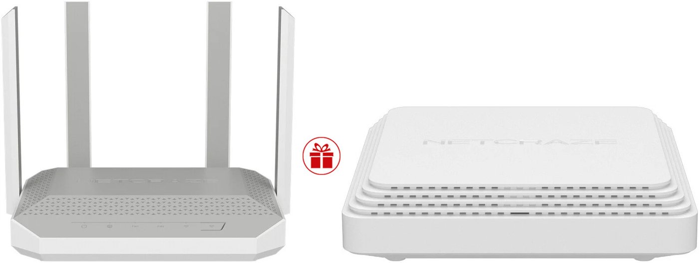 

Wi-Fi роутер Netcraze Ultra NC-1812 + Wi-Fi роутер Challenger SE NC-3911 по акции