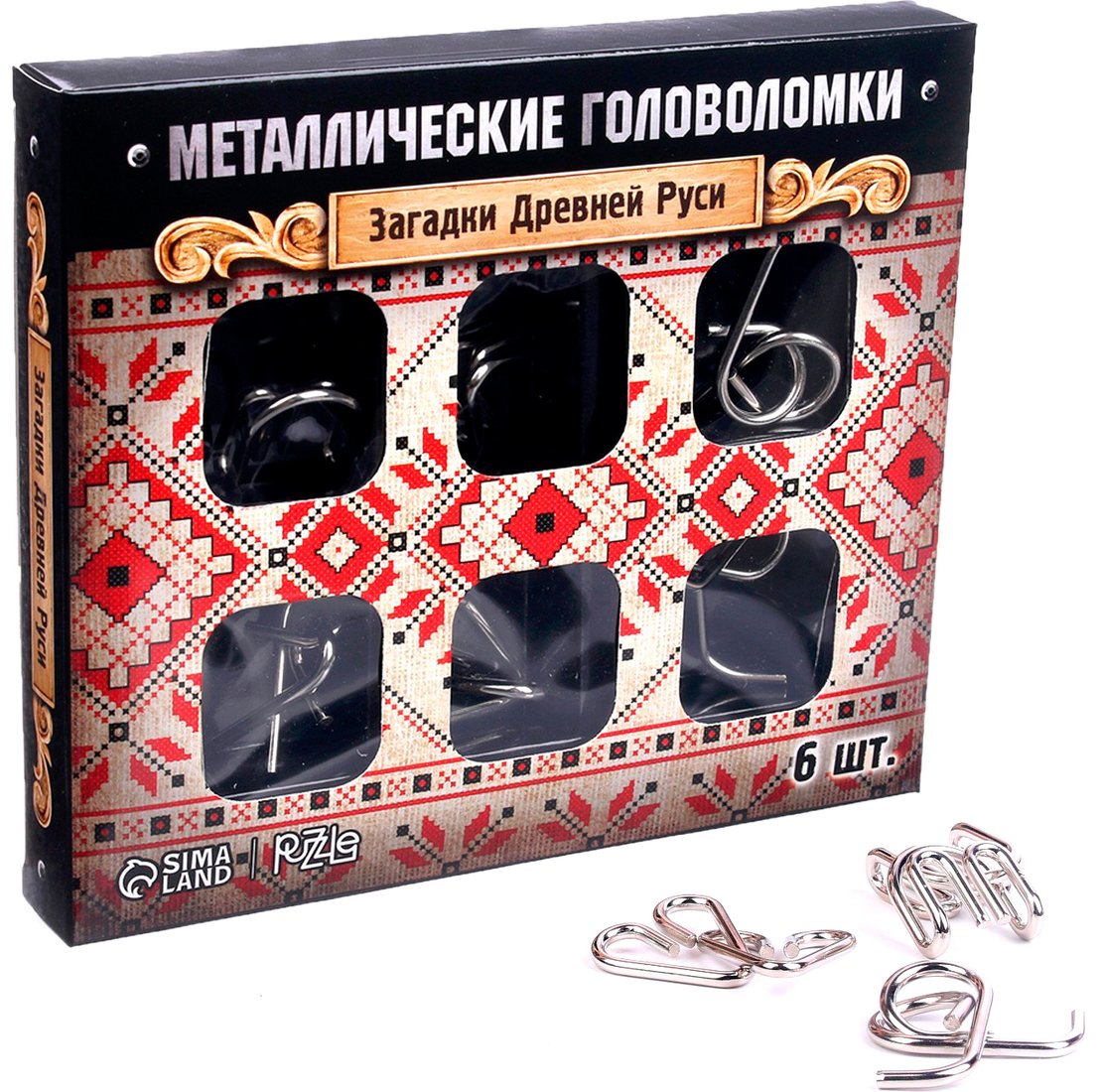

Головоломка Puzzle Загадки Древней Руси Металлическая 3217360 (6 шт)