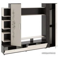 Стенка Трия Дакота (венге цаво-дуб молочный с рисунком)