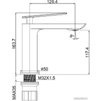 Смеситель Maxonor Pure Life PL1095-6