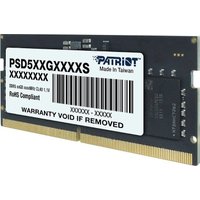 Оперативная память Patriot Signature Line 16ГБ DDR5 SODIMM 5200 МГц PSD516G520081S