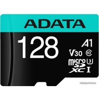 Карта памяти ADATA Premier Pro AUSDX128GUI3V30SA2-RA1 microSDXC 128GB (с адаптером)