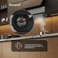 Кухонная вытяжка Weissgauff Quadra 600 Touch Black Glass