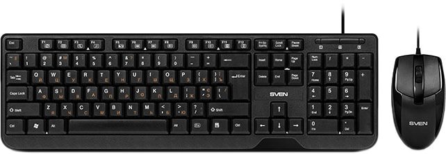 

Офисный набор SVEN KB-S330C (черный)