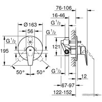 Смеситель Grohe Bauedge 29079001