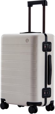 Чемодан-спиннер Ninetygo Manhattan Frame Luggage 20" (коричневый)