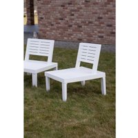 Набор садовой мебели Ipae Progarden MOL05CCB (белый)