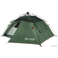 Треккинговая палатка Outventure 1 Second Tent 3 (зеленый)
