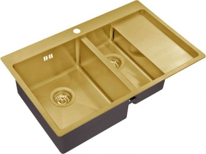 Кухонная мойка ZorG SZR 5178-2-L Bronze