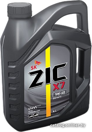 Моторное масло ZIC X7 5W-40 4л