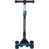 Трехколесный самокат Novatrack Rainbow 120 120BB.RAINBOW.BBL25 (черный/синий)