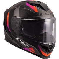 Мотошлем LS2 FF818 Storm III Sporty (L, серый/фиолетовый)