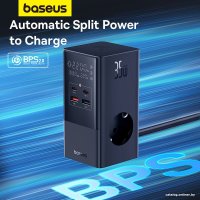 Сетевое зарядное Baseus PowerCombo Tower PowerStrip 3AC2+U2+С 35W CCGAN35-S3ACE