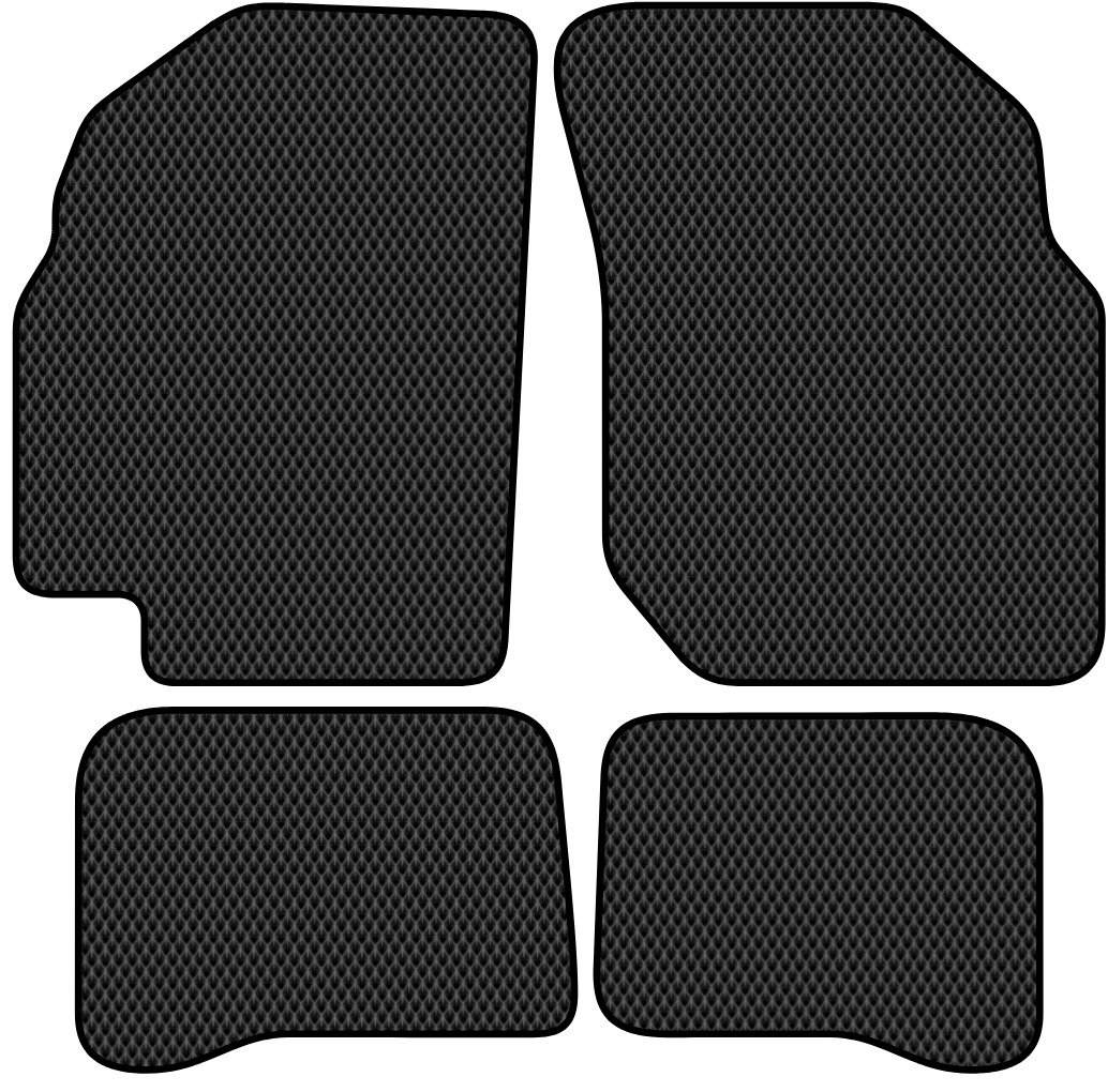 

Комплект ковриков для авто Alicosta Nissan Almera II (хэтчбек 5 дв, седан / N16) 2000 - 2006 (черный, ромб)