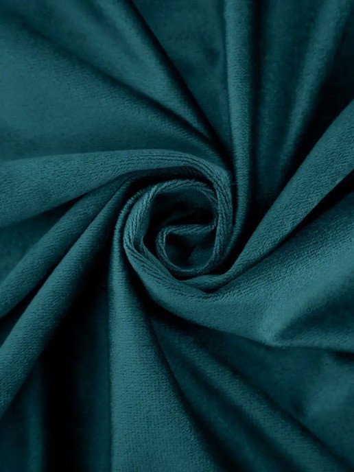 

Комплект штор AMI Бархат 1.5x2.7 (2шт, морская волна)