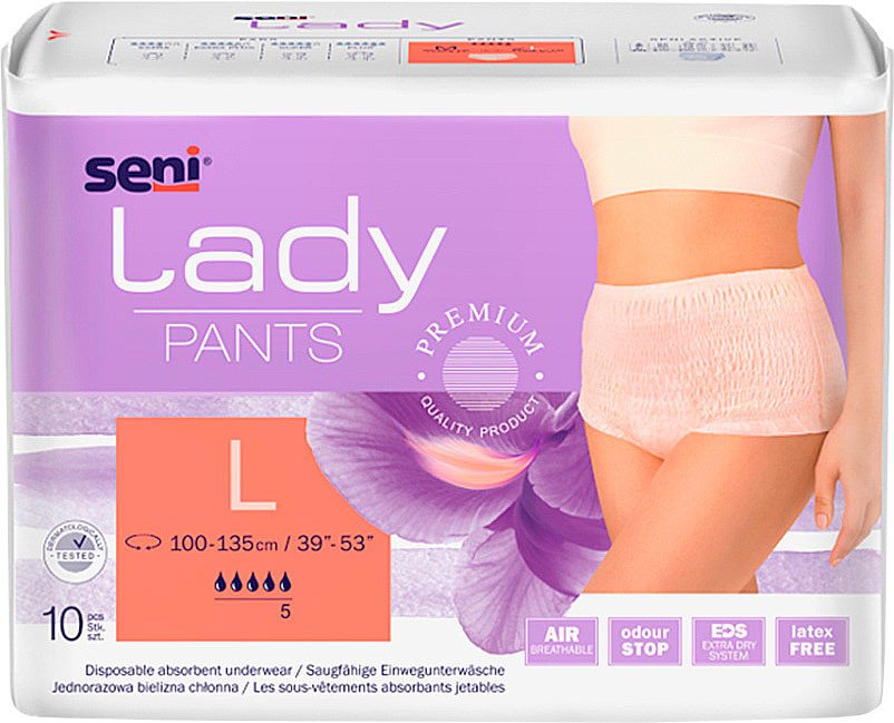 

Трусы-подгузники для взрослых Seni Lady Pants Large (10 шт)