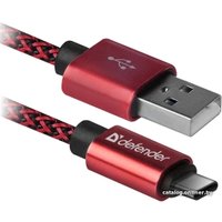 Кабель Defender USB09-03T Pro (красный)