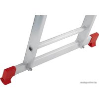 Лестница-стремянка Новая высота NV 123 алюминиевая трёхсекционная 3x8 ступеней