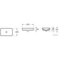 Умывальник Lavinia Boho Bathroom Sink Slim 33311004