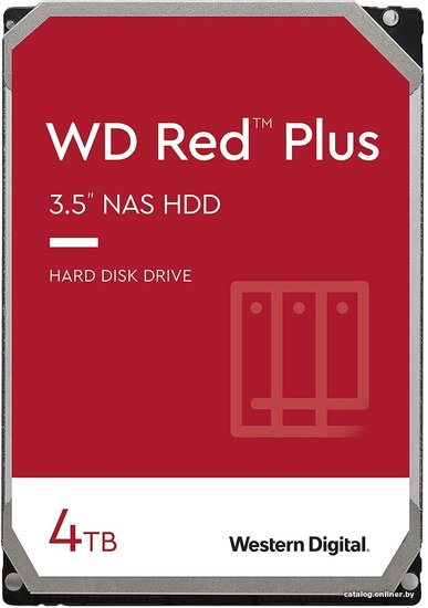 Отзывы WD Red Plus 4TB WD40EFZX, достоинства и недостатки