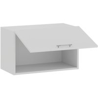 Шкаф навесной Трия Весна 1В6Г (белый/белый глянец)