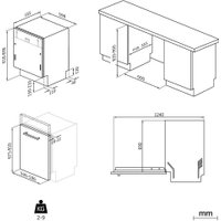 Встраиваемая посудомоечная машина Haier XS 6B0M4PB-08