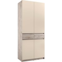 Шкаф распашной ЭлиГард Locarno 2 (дуб монтерей/персидский жемчуг)