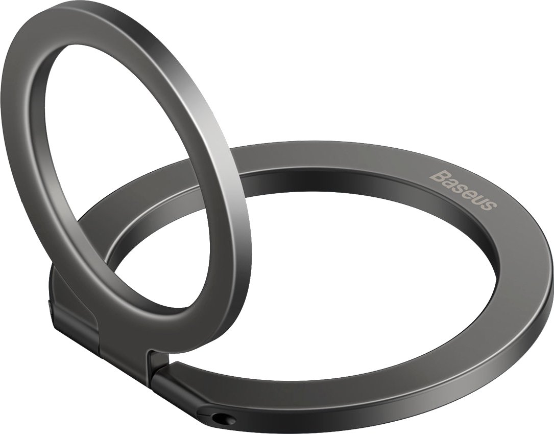 

Накладка-держатель Baseus Halo Series Foldable Metal Ring Stand (темно-серый)