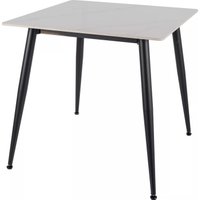 Кухонный стол Signal Rion 80/80 (белый лак/черный)