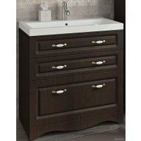  Francesca Тумба Империя Н 80 M-1001078 с умывальником Como 80 (венге)