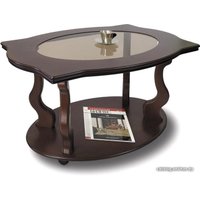 Журнальный столик Мебелик Берже 3С (темно-коричневый)