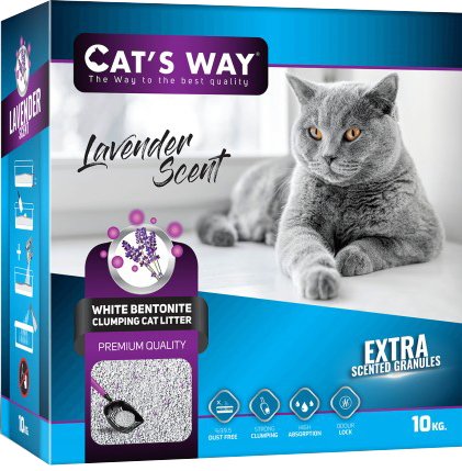 

Наполнитель для туалета Cats Way Box Lavander Premium 6 л