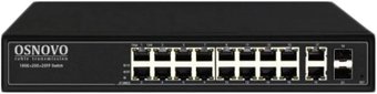 Управляемый коммутатор уровня 2+ Osnovo SW-8182/L(300W)