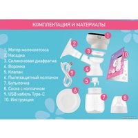 Электрический молокоотсос Roxy Kids RBRP-201-B