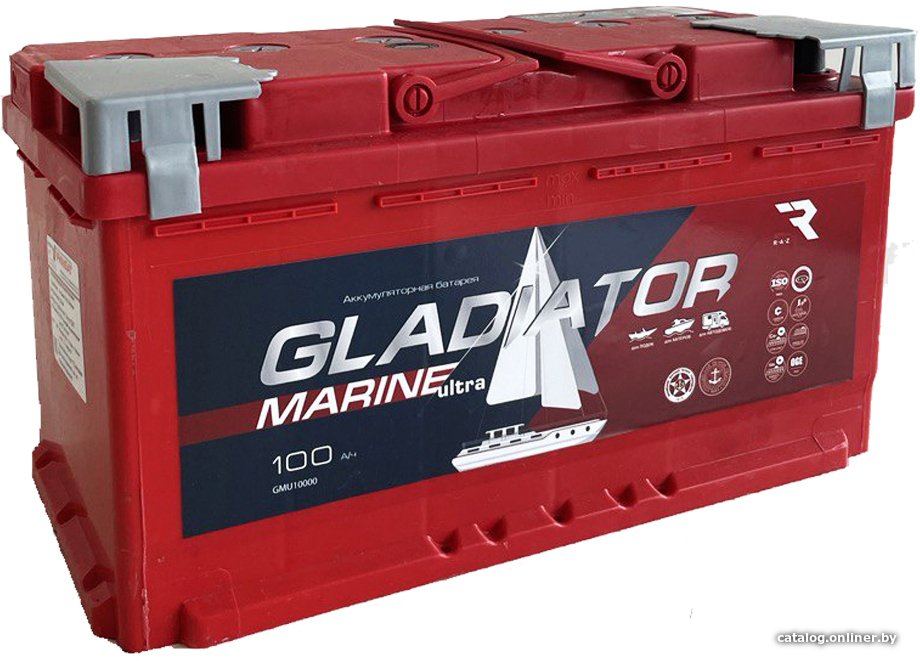 Лодочный аккумулятор Gladiator Marine 100 R+ (100 А·ч)